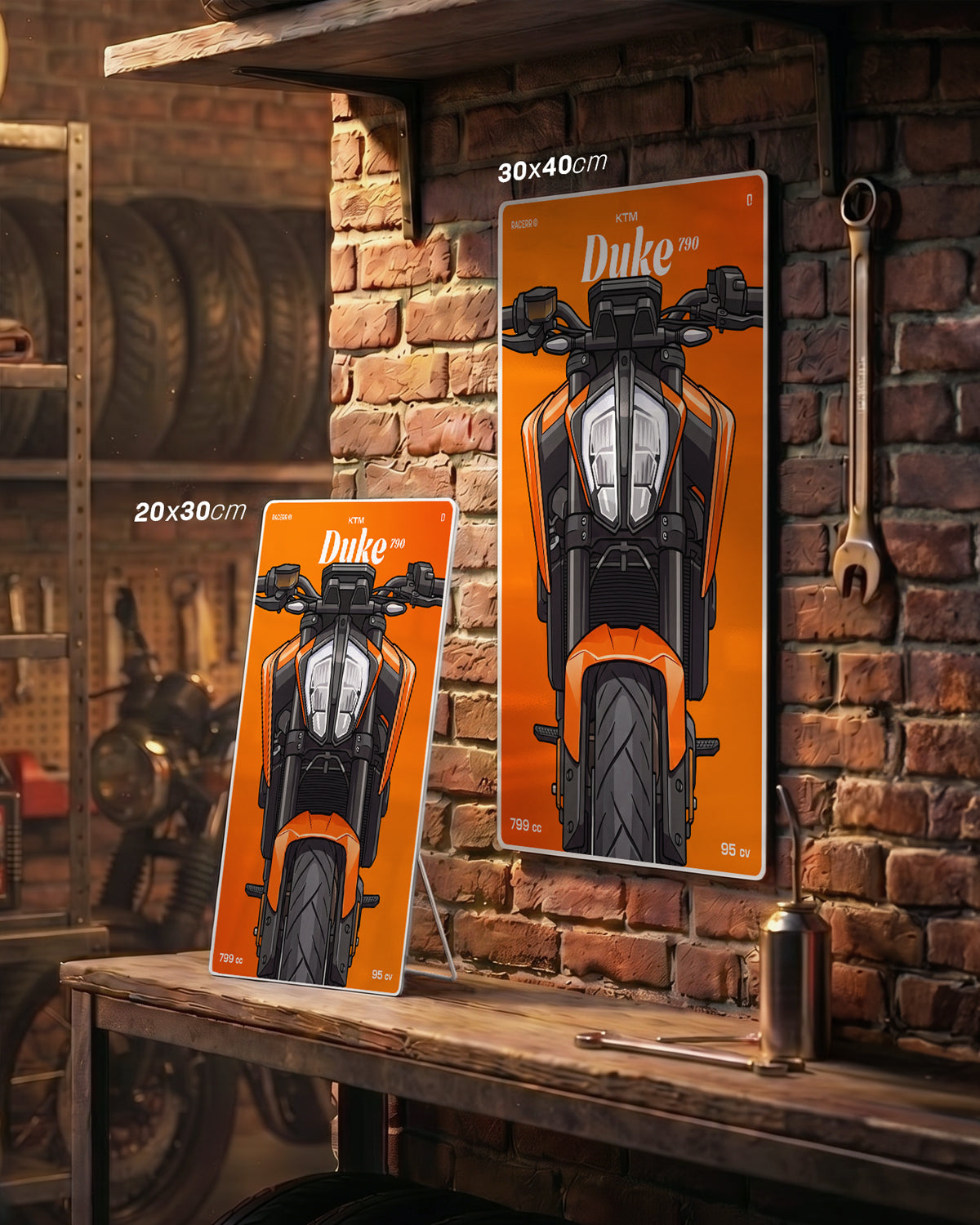 Targa "Cartoon" Ktm Duke 790 [2017-2023]