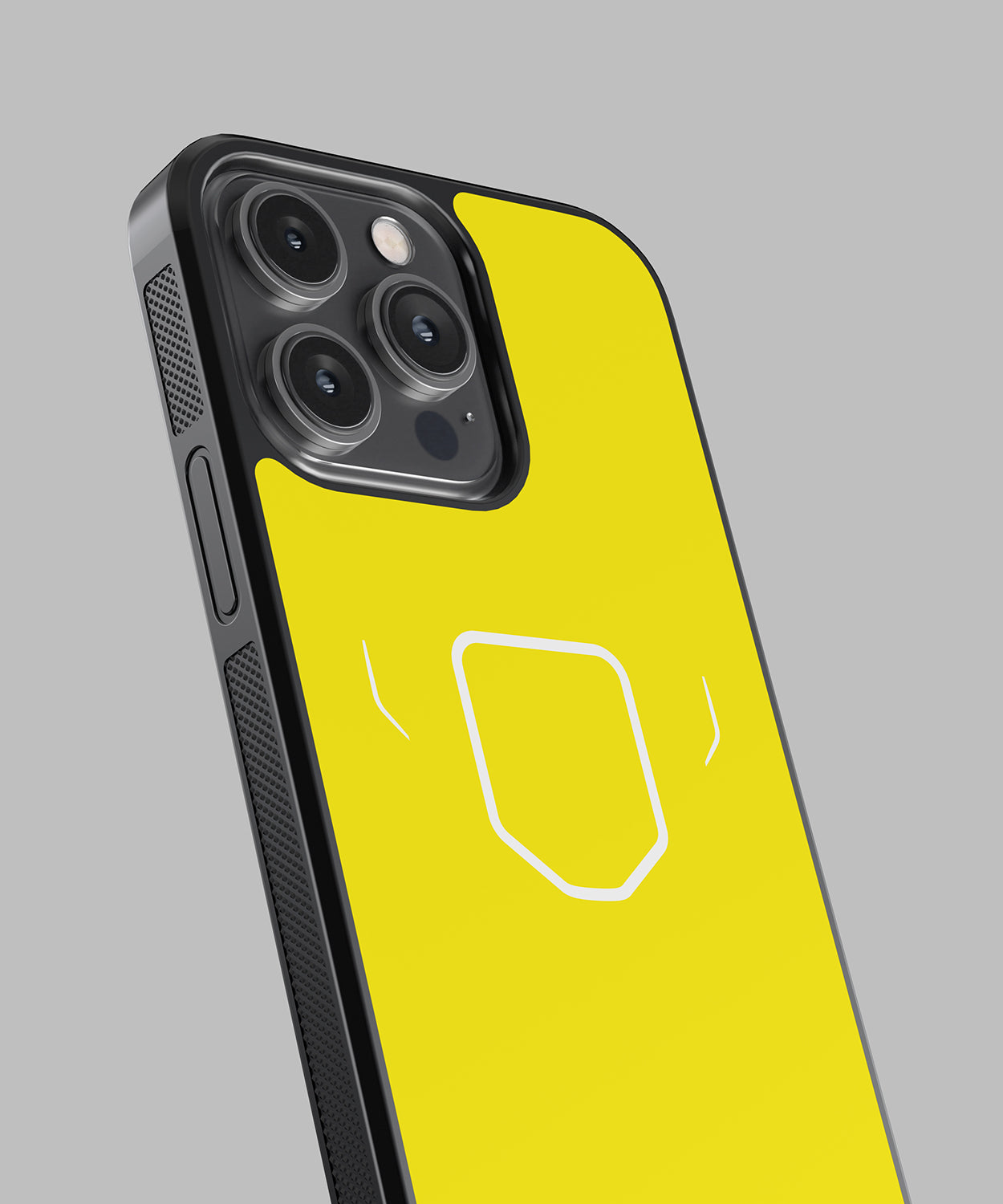 a close up of a yellow cell phone 