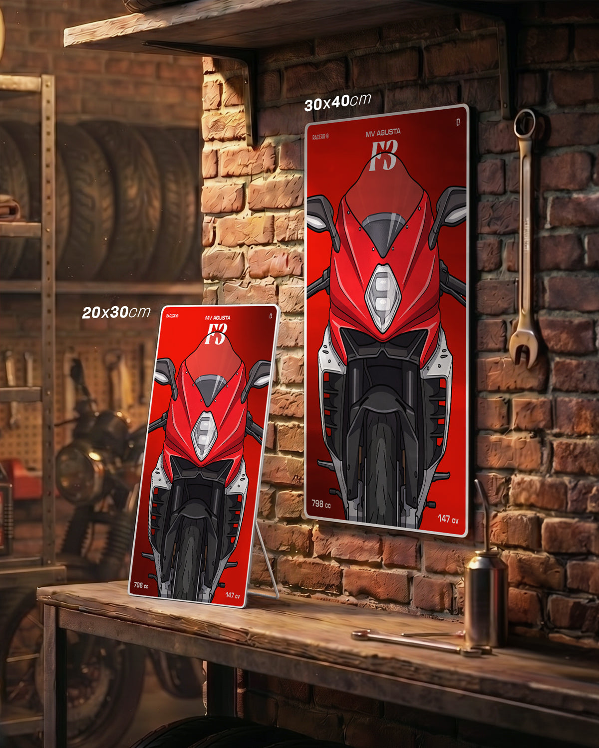Targa "Cartoon" Mv Agusta F3 [2017+]