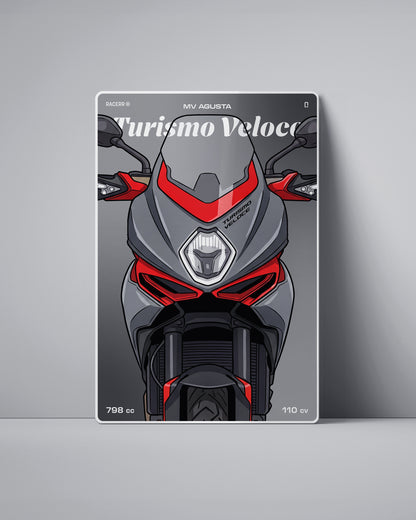 Targa "Cartoon" Mv Agusta Turismo Veloce [2015+]