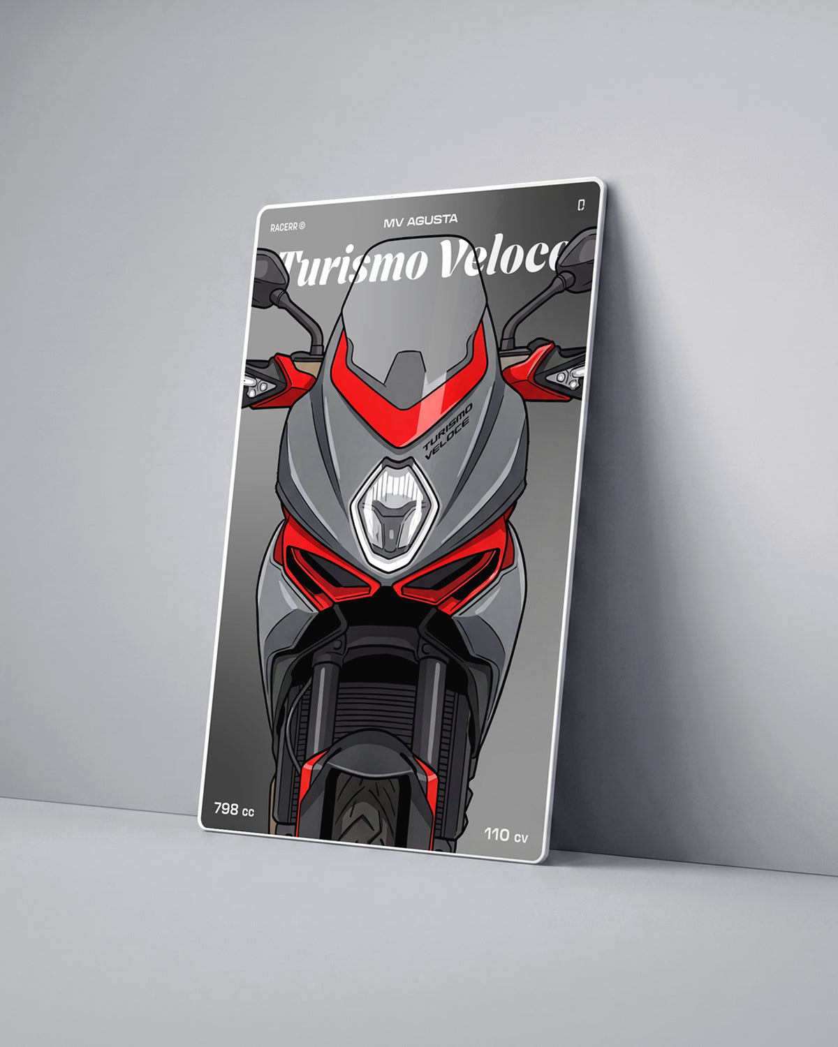 Targa "Cartoon" Mv Agusta Turismo Veloce [2015+]