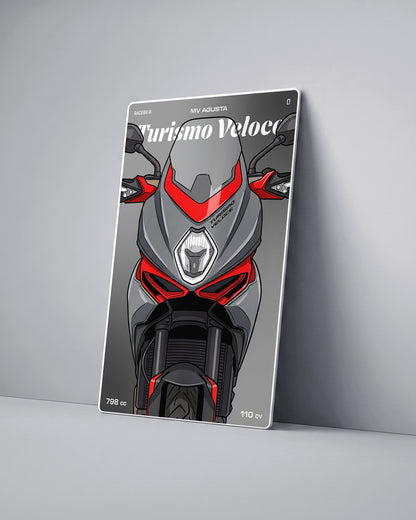 Targa "Cartoon" Mv Agusta Turismo Veloce [2015+]