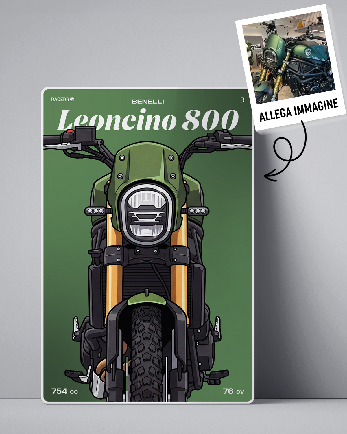 Targa "Cartoon" Personalizzata | Per modello/anno fuori catalogo