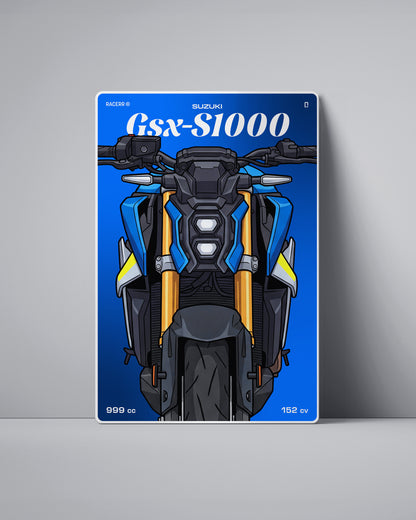 Targa "Cartoon" Suzuki Gsx s1000 [2021+]