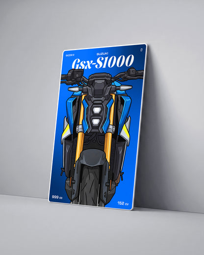 Targa "Cartoon" Suzuki Gsx s1000 [2021+]