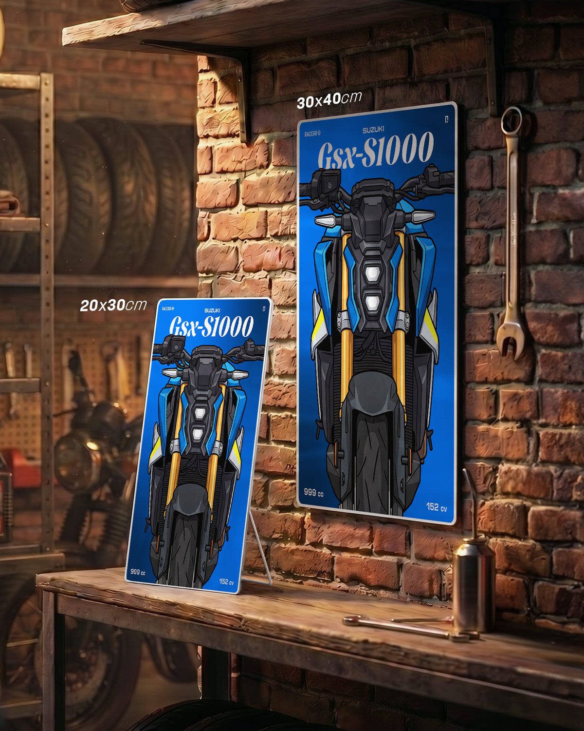Targa "Cartoon" Suzuki Gsx s1000 [2021+]