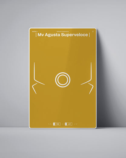 Targa Mv Agusta Superveloce [2018+]
