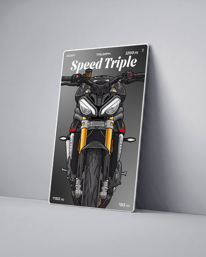 Targa "Cartoon" Triumph Speed Triple 1200rs [2025+]