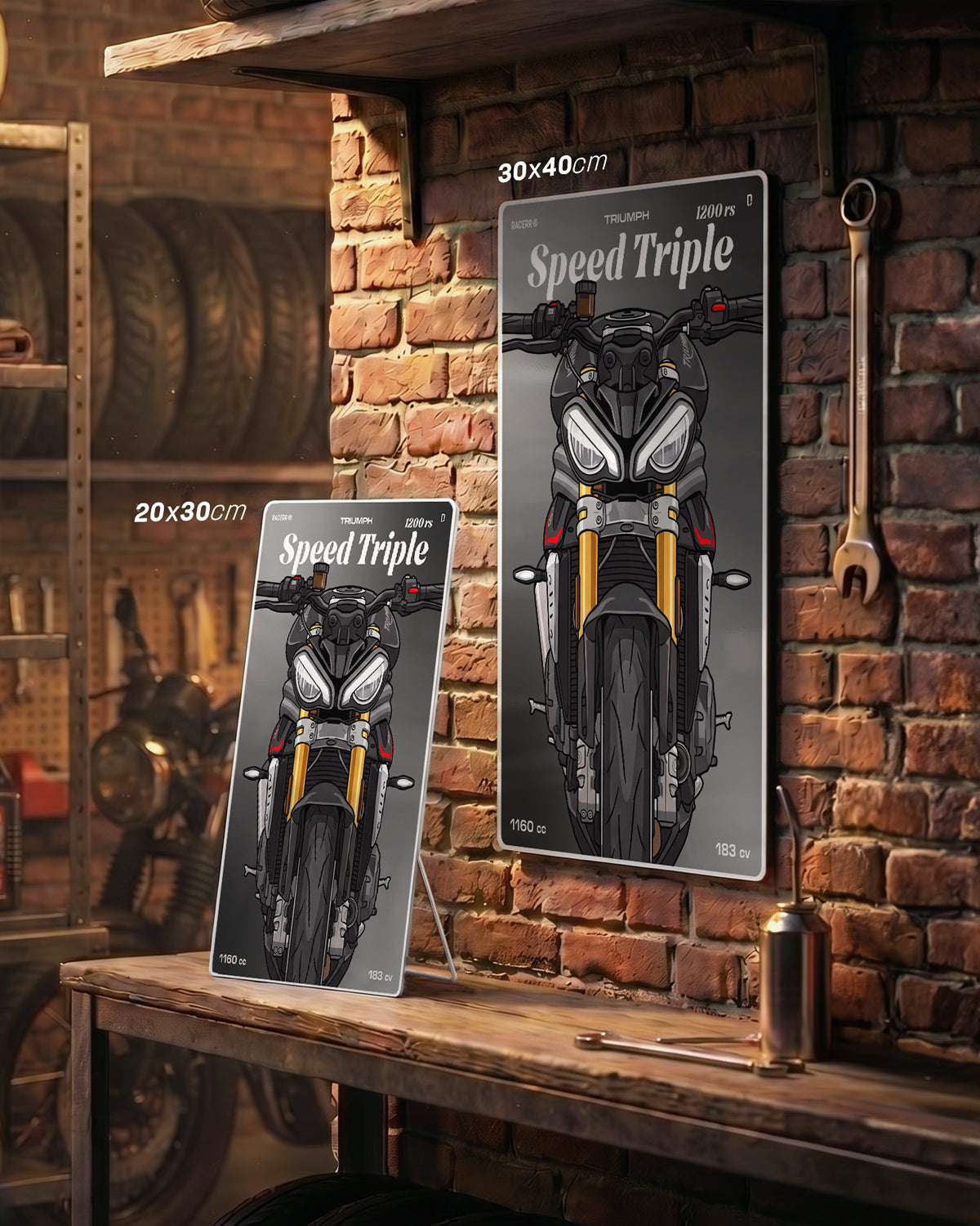 Targa "Cartoon" Triumph Speed Triple 1200rs [2025+]