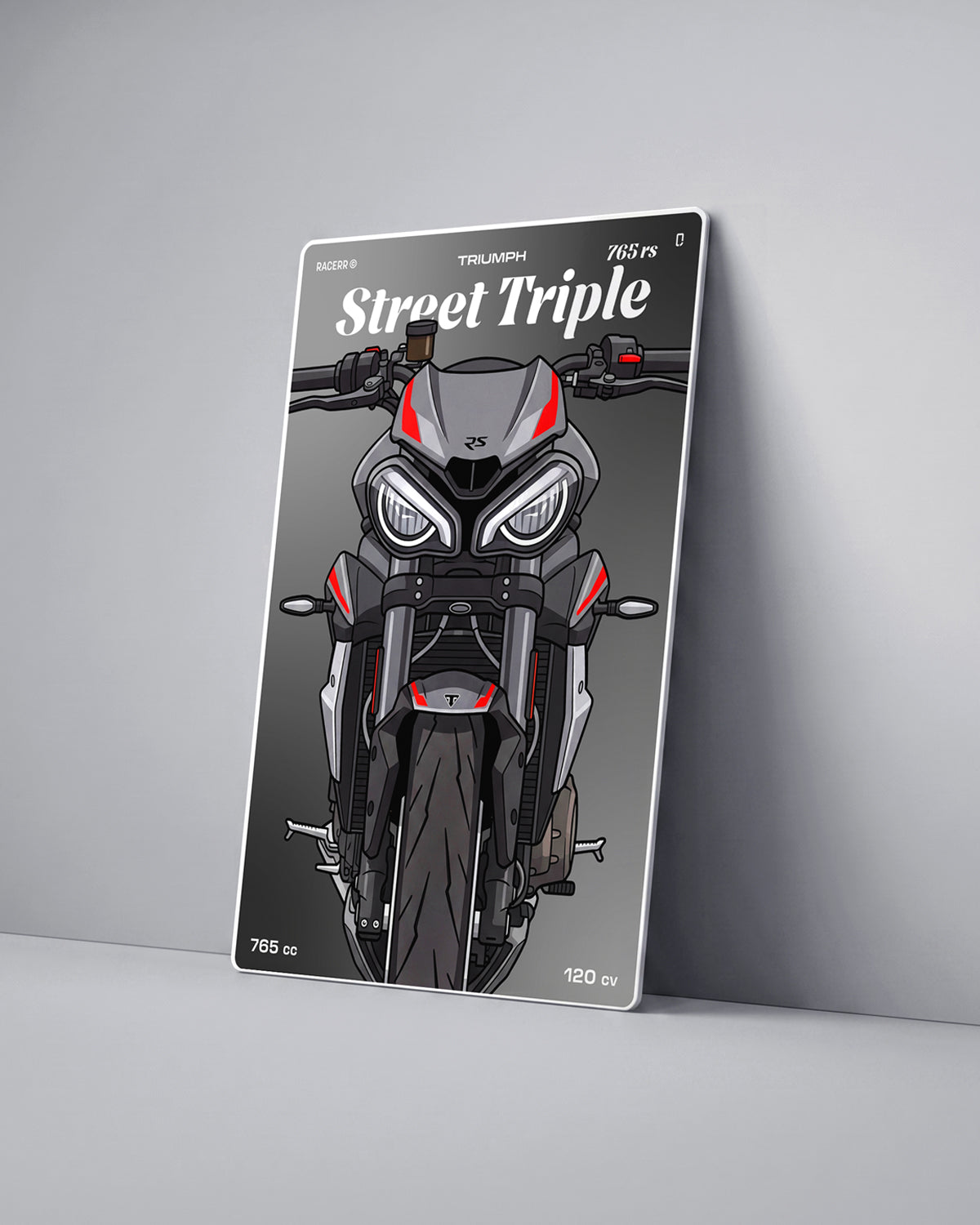 Targa "Cartoon" Triumph Street Triple 765 rs [2020+]