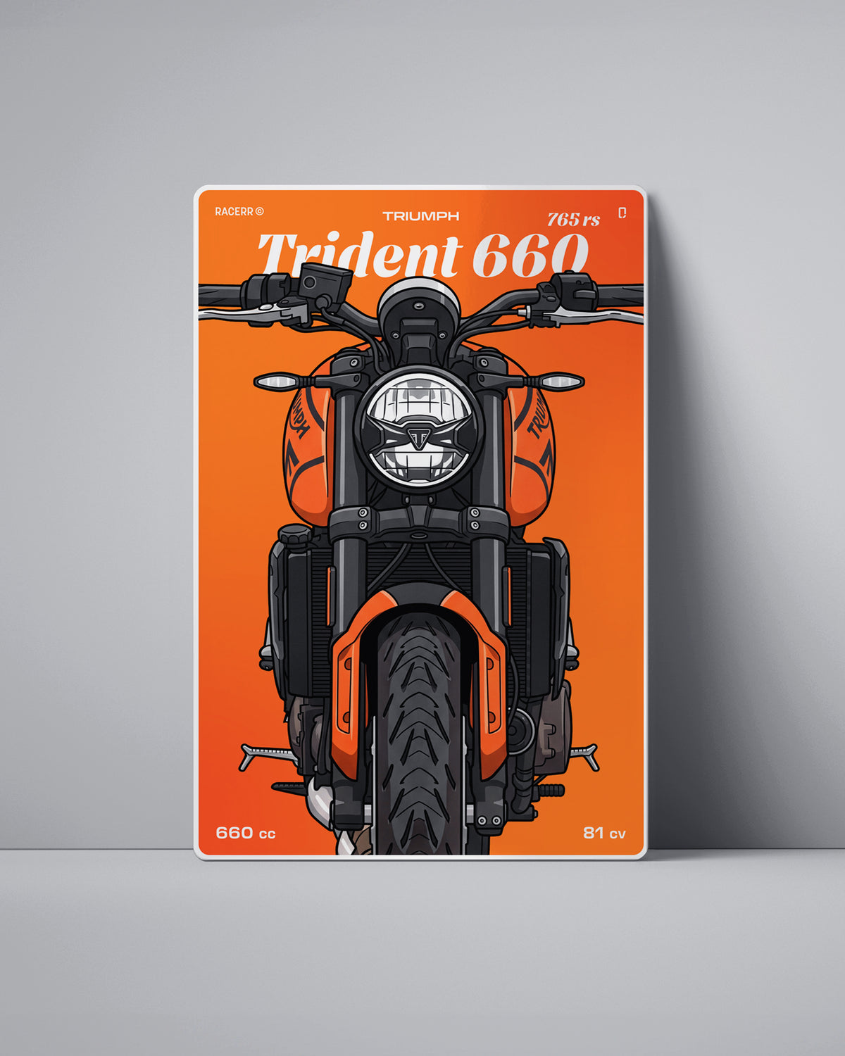 Targa "Cartoon" Triumph Trident 660 [2024+]