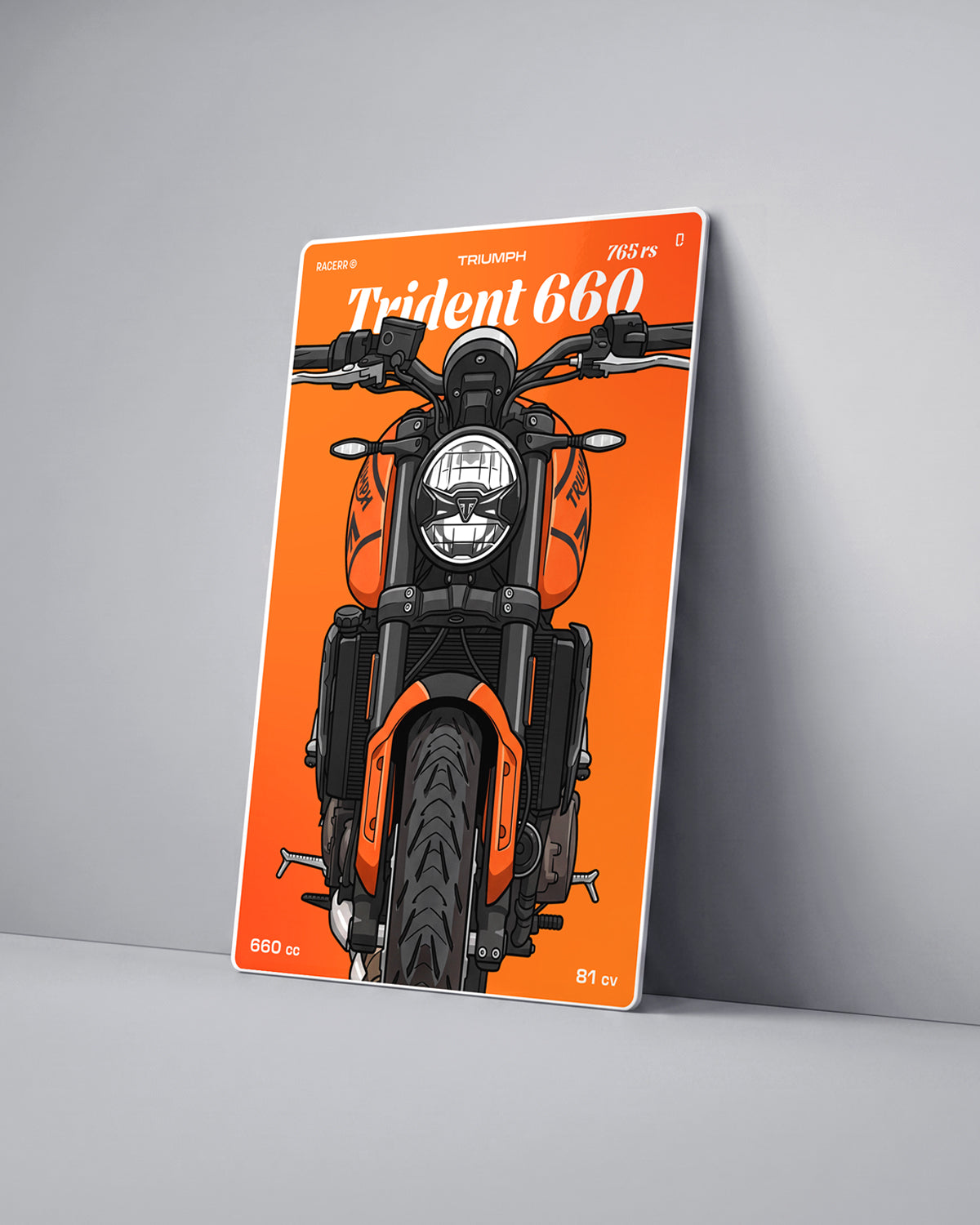 Targa "Cartoon" Triumph Trident 660 [2024+]