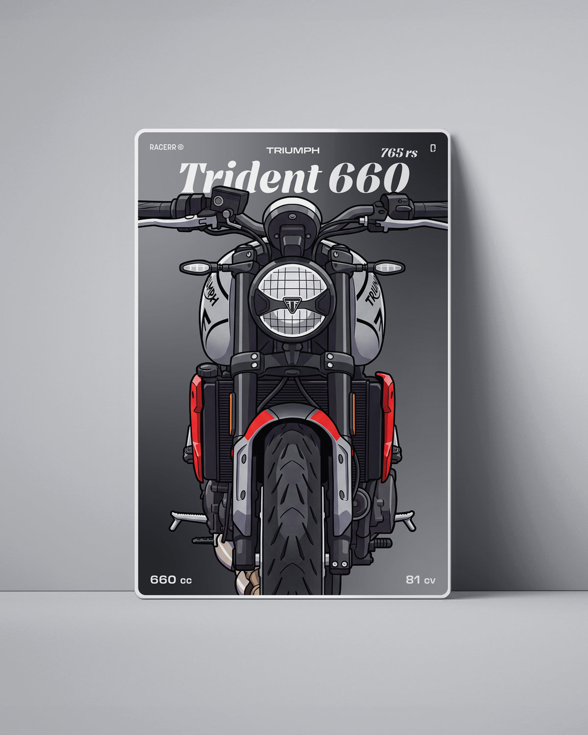 Targa "Cartoon" Triumph Trident 660 [2024+]