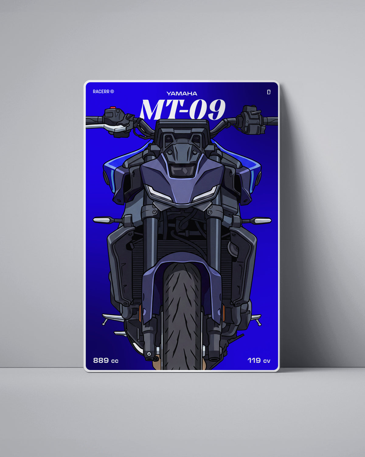 Targa "Cartoon" Yamaha Mt 09 [2024+]