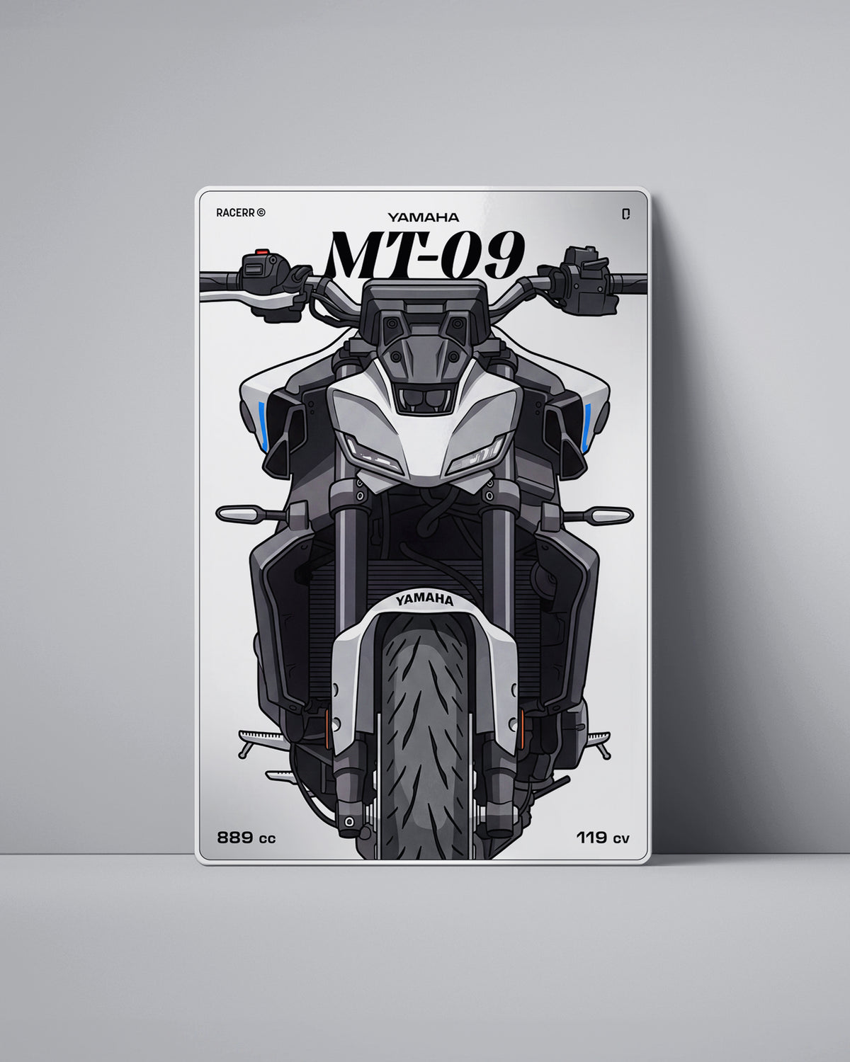 Targa "Cartoon" Yamaha Mt 09 [2024+]