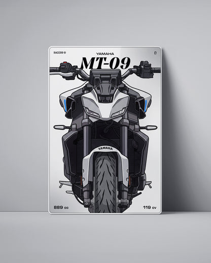 Targa "Cartoon" Yamaha Mt 09 [2024+]