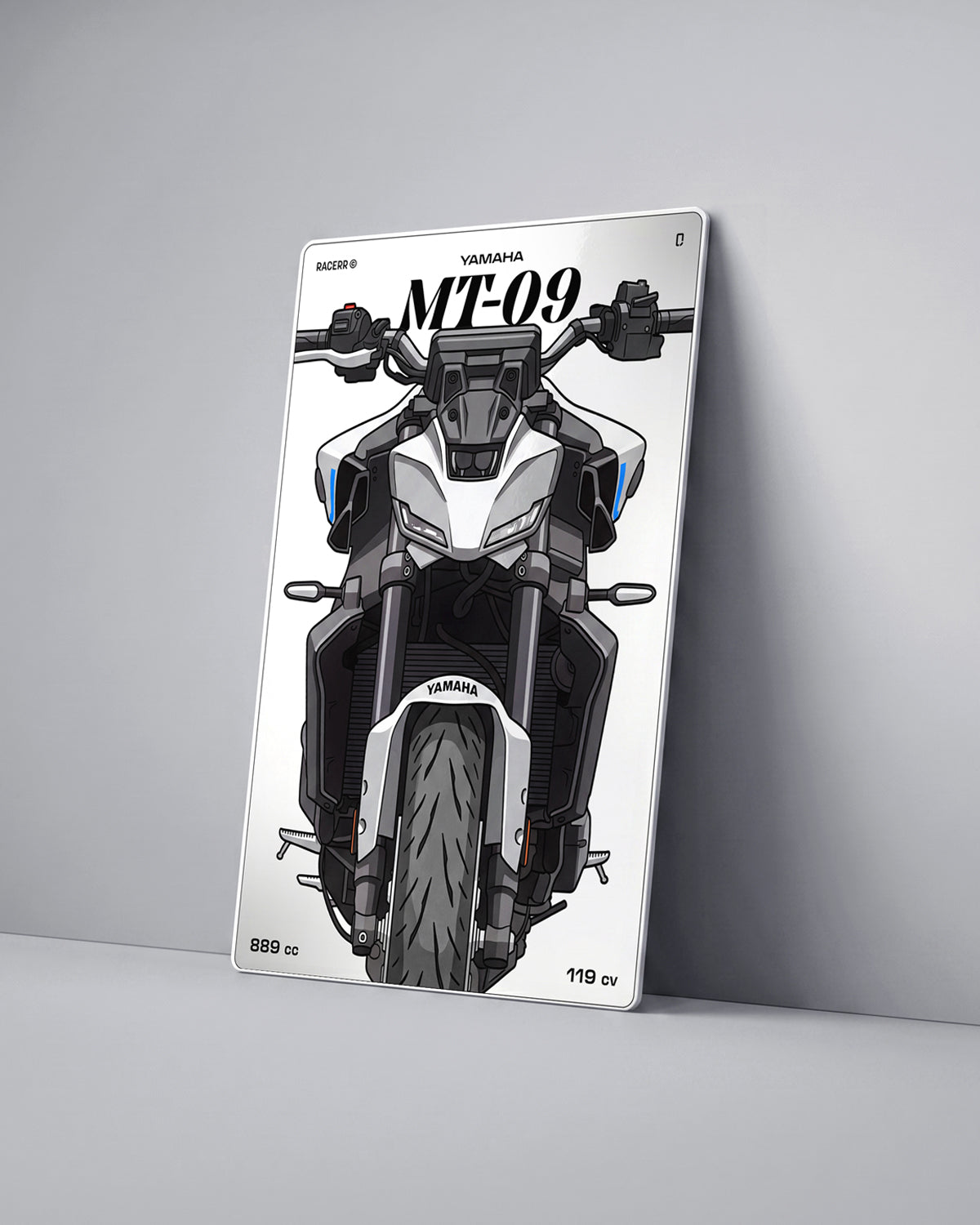 Targa "Cartoon" Yamaha Mt 09 [2024+]