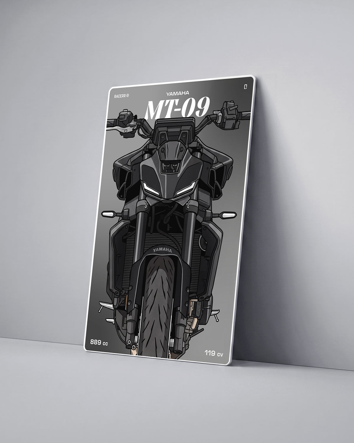 Targa "Cartoon" Yamaha Mt 09 [2024+]
