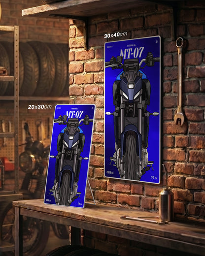 Targa "Cartoon" Yamaha Mt 07 [2024+]