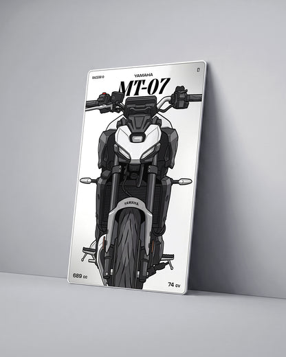 Targa "Cartoon" Yamaha Mt 07 [2024+]