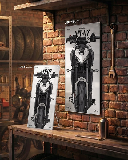Targa "Cartoon" Yamaha Mt 07 [2024+]