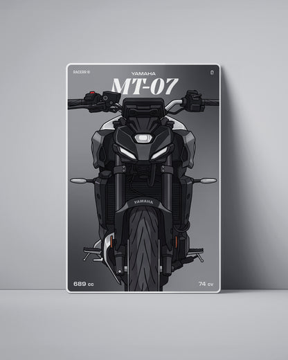 Targa "Cartoon" Yamaha Mt 07 [2024+]