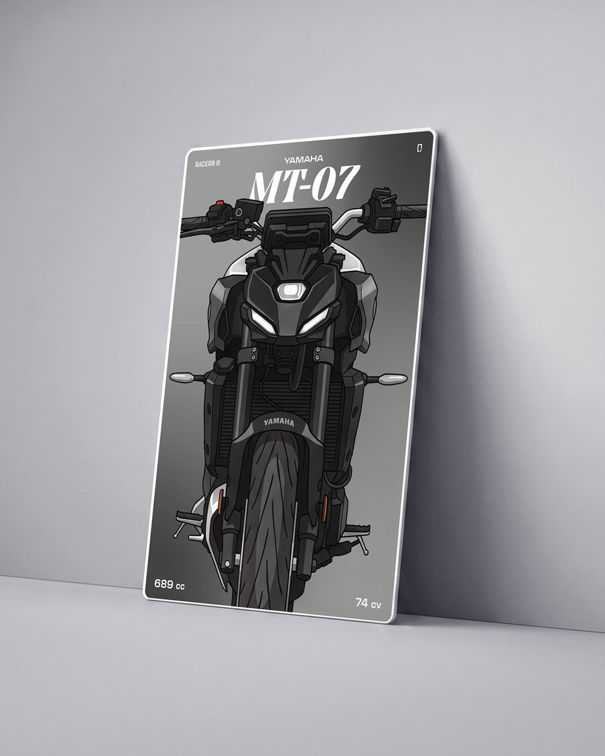 Targa "Cartoon" Yamaha Mt 07 [2024+]